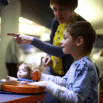 child at sensory friendly museum